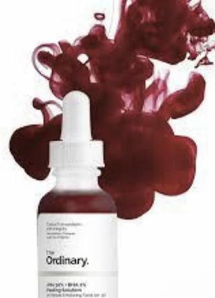 Кислотный пилинг the ordinary aha 30% + bha 2% peeling solution - кислотный пилинг для лица - 30