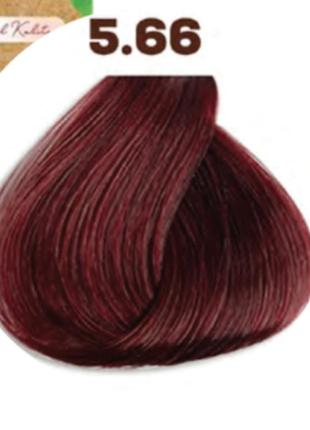 Крем-краска для волос интенсивно красный свет коричневый.безамическая