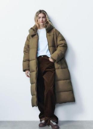 Довгий анорак від zara