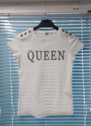 Женская футболка tu (queen) xs-s