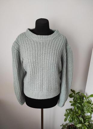 Базовый свитер крупной вязки 40-42 р от essentials