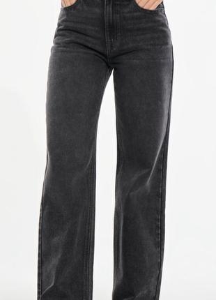 Трендовые джинсы wide leg 36