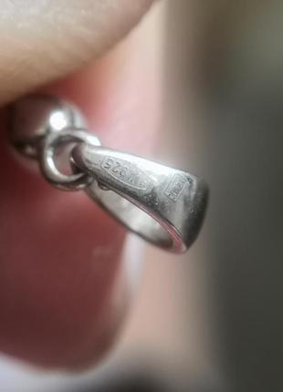 Серебряный крестик подвеска с натуральными жемчугом кулон серебряный крест3 фото