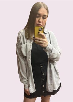 Рубашка/рубашка удлиненная женская new look