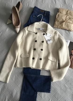 Шикарный теплый кардиган на весну от zara
