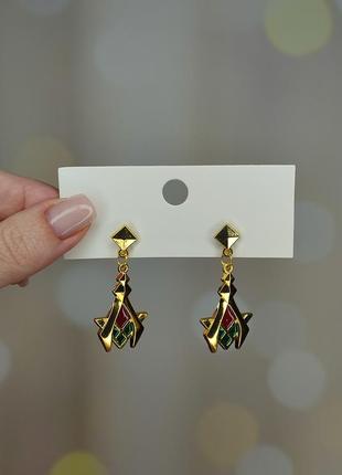 Сережки "кавех, genshin impact. геншин импакт" (сер0009)