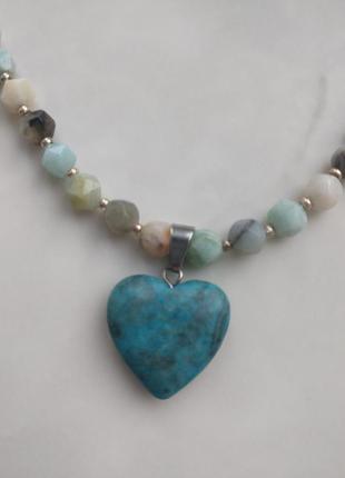 Намисто з натурального каменю, кольє