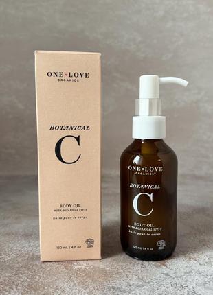 One love organics - vitamin c body oil - інтенсивно зволожуюча олія для тіла, 120 ml