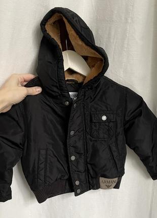 Детская курточка armani junior пуховик