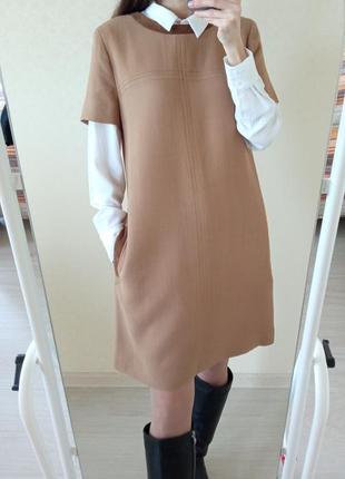 Шерстяное платье от massimo dutti