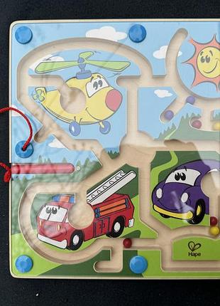 Дошка-лабіринт hape авто (e1703) пошкоджена упаковка
