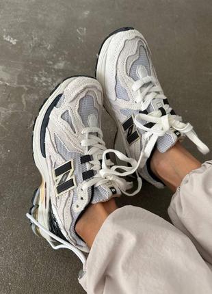 Кросівки new balance 1906r white / gold / black premium