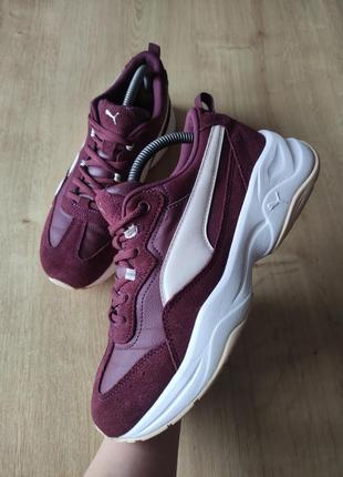 Женские кожаные кроссовки puma, оригинал , р.40