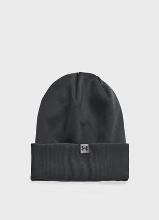 Under armour женская черная шапка ua storm fleece beanie