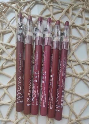Нюдовий олівець для губ flormar