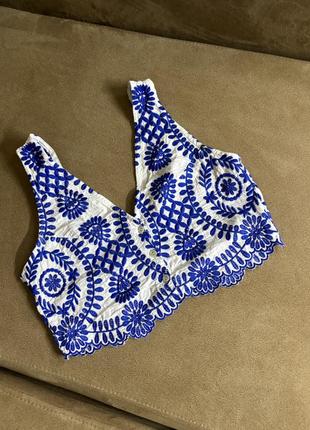 Необычный вышитый топ от shein