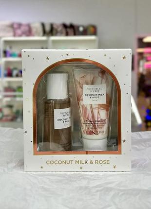 Подарочный набор coconut milk & rose the calm starter kit duo от victoria’s secret