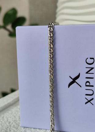 Трендовый браслет ксюпинг xuping покрытие родий медицинский сплав