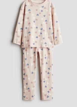 Пижама домашний костюм h&amp;m 98-104 110-116 реглан штаны george 6-7 лет 116-122 см