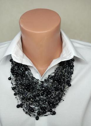 Прикраса повітряна з бісеру і наместин