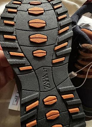 Нові шкіряні черевики ( ботинки, хайтопи ) zara 24 р, 25 р, 26 р, 27 р10 фото