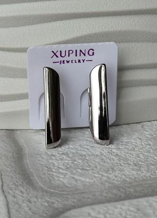 Серьги ксюпинг xuping под золото родиной медсплав