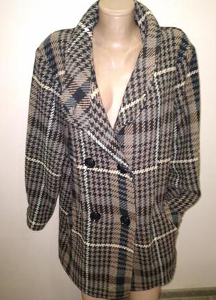 Uk 16 пальто піджак шерсть kays 70% вовна
