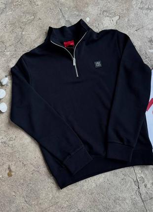 Мужская кофта полузамок hugo boss люкс качестваtm️