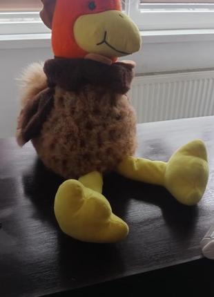 Игрушка мягкий петух большой