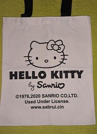 Сумка-шопер хеллоу кітті шопер з хеллоу кітті сумочка hello kitty шопер hello kitty sanrio