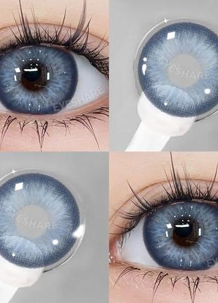 Линзы голубые контактные линзы цветные контактные линзы