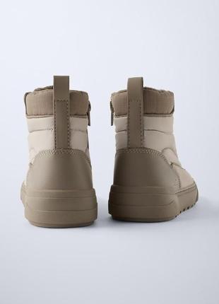 Черевики зі штучною овчиною від zara5 фото