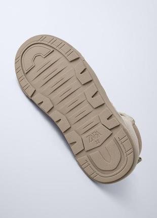 Черевики зі штучною овчиною від zara2 фото