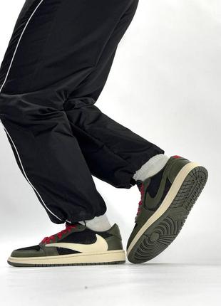 Nike air jordan 1 low black khaki 8