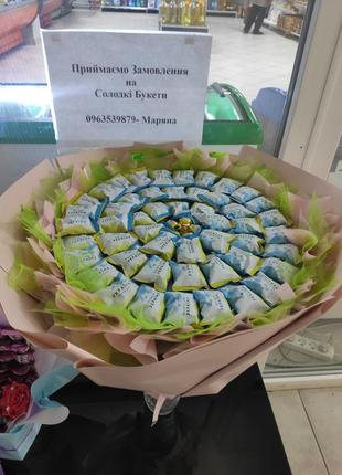 Букет для героя.бокси.солодкі букети. 9