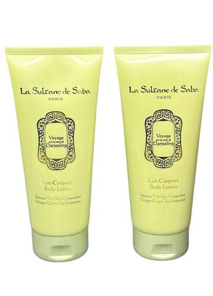 La sultanе de saba body lotion ginger green tea молочко для тела зеленый чай с имбирем, 200 мл
