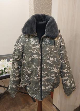Бушлат зимний пиксель.