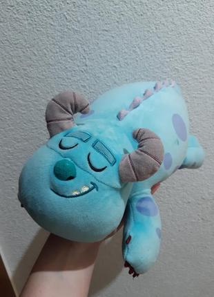 М'яка подушка-іграшка саллі корпорація монстрів 35 см sulley cuddleez plush