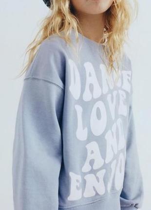 Свитшот zara худи реглан