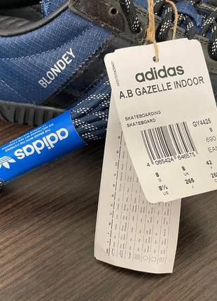 Кроссовки мужские adidas blondey mccoy x gazelle indoor blue gy4425 размер (42) 26.5см6 фото