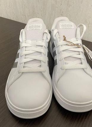 Кроссовки женские оригинальные adidas grand court 2.0 k white gw6506 размер (37 1/3) 23.5см