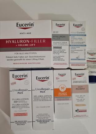 Набір антивіковий нічний крем з ліфтинг ефектом eucerin hyaluron-filler volume lift
