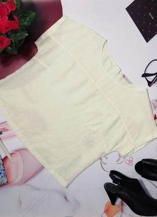 Блуза оверсайз marks&spencer, 100% льон, розмір 8/6 або s