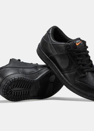 Женские кроссовки nike sb dunk low black 36-37-38-39-40-41