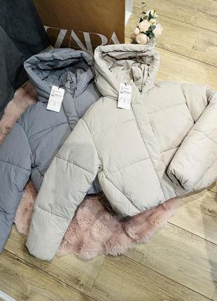 Куртка пуфер zara