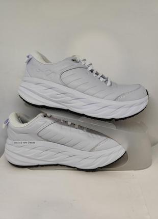 Кроссовки кожаные hoka w bondi sr( 1110521) оригинал, новые
