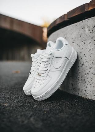 Кроссовки nike air force 1 white