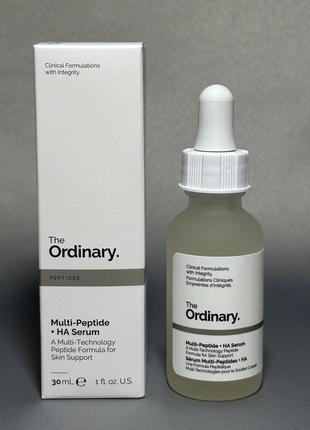 The ordinary multi-peptide + ha serum укрепляющая сыворотка для кожи лица