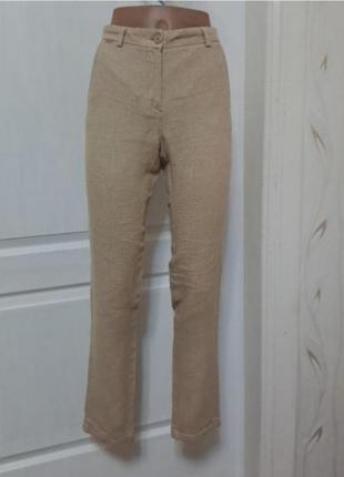 Lacoste.  брюки женские льняные. размер- 34.