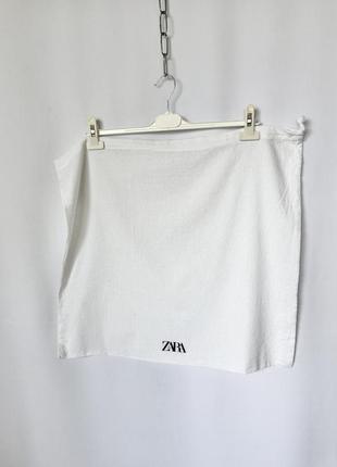 Zara большой белый пыльник сумка органайзер для сумки для обуви для одежды на затяжках